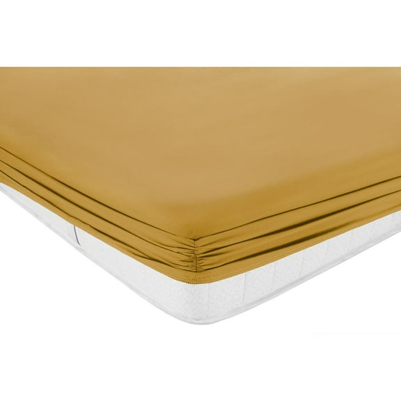 Yatas Bedding Queen Size Penny Fitted Sheet - Brick Red