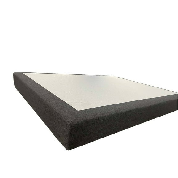 Yatas Bedding Sleep Point 7" Metal Queen Size Bed Base in Gray