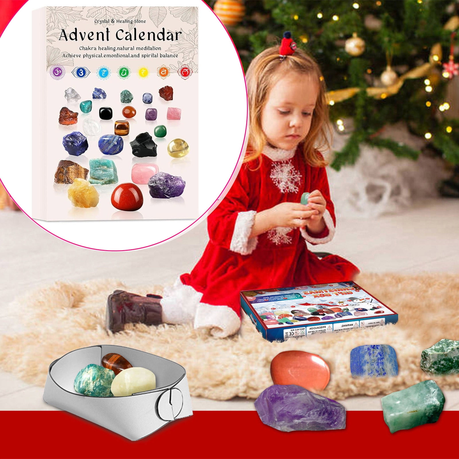 Yatbbeixxx Christmas Advent Calendar 2024 24 Days Countdown Calendar ...