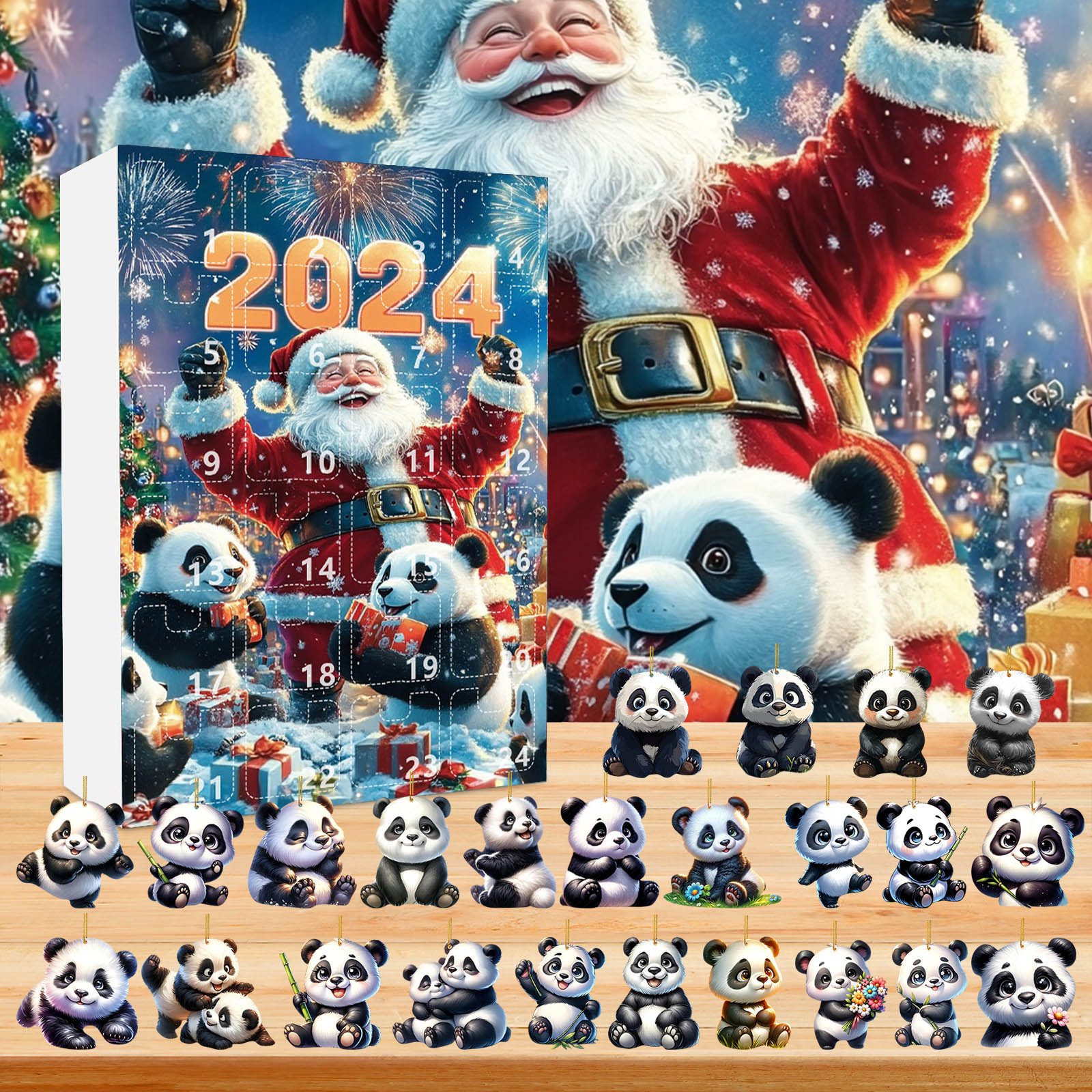 Yatbbeixxx Christmas Home 2024 Christmas Holiday Advent Calendar Advent