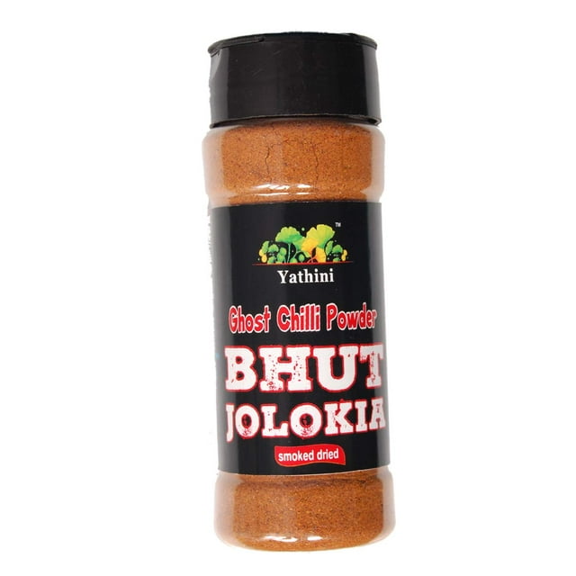 Yathini Smoked dried Ghost STF9 Chilli Pepper Powder 57gram/2oz - Bhut ...