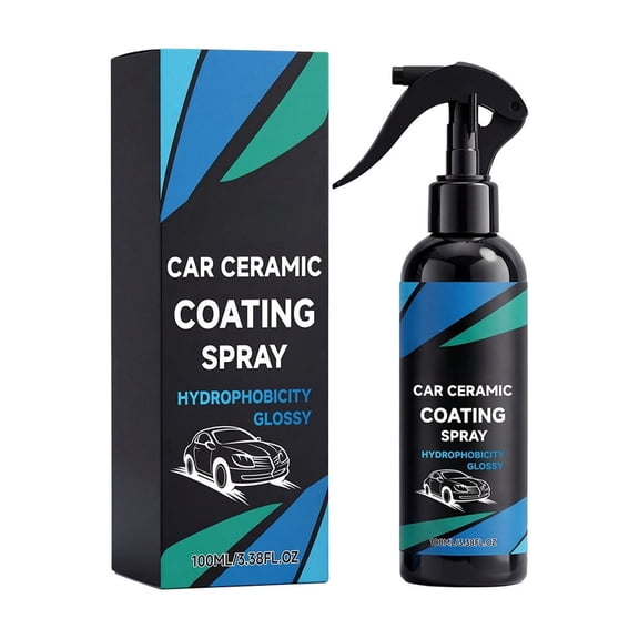 Yatlte 3 in 1 High Protection Quick Coating Spray, High Protection Quick Car Coating Spray, High Gloss Hydrophobic Finish, Ideal After Wash, Before Rain & Road Trips