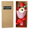 thumbnail image 1 of Yatlte 3 Roses Soap Flower Carnation Bunch Gift Box, Valentines Day Rose Gift Box, Flower Bouquets Eternal Pink Rose Gift Forever Artificial Fake Flower Bulk Gifts Under 6 Dollar, 1 of 3