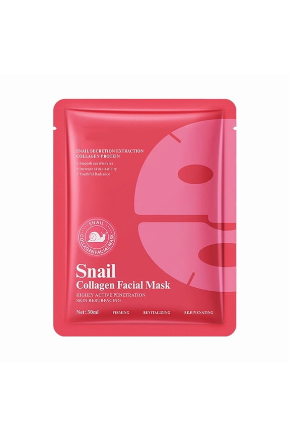 Bio-Collagen Real Deep Mask, Hydrating Overnight Hydrogel Mask, Pore Minimizing, Elasticity, Plumping Improvement, Korean Skincare, Stocking Stuffers for Teen Girls