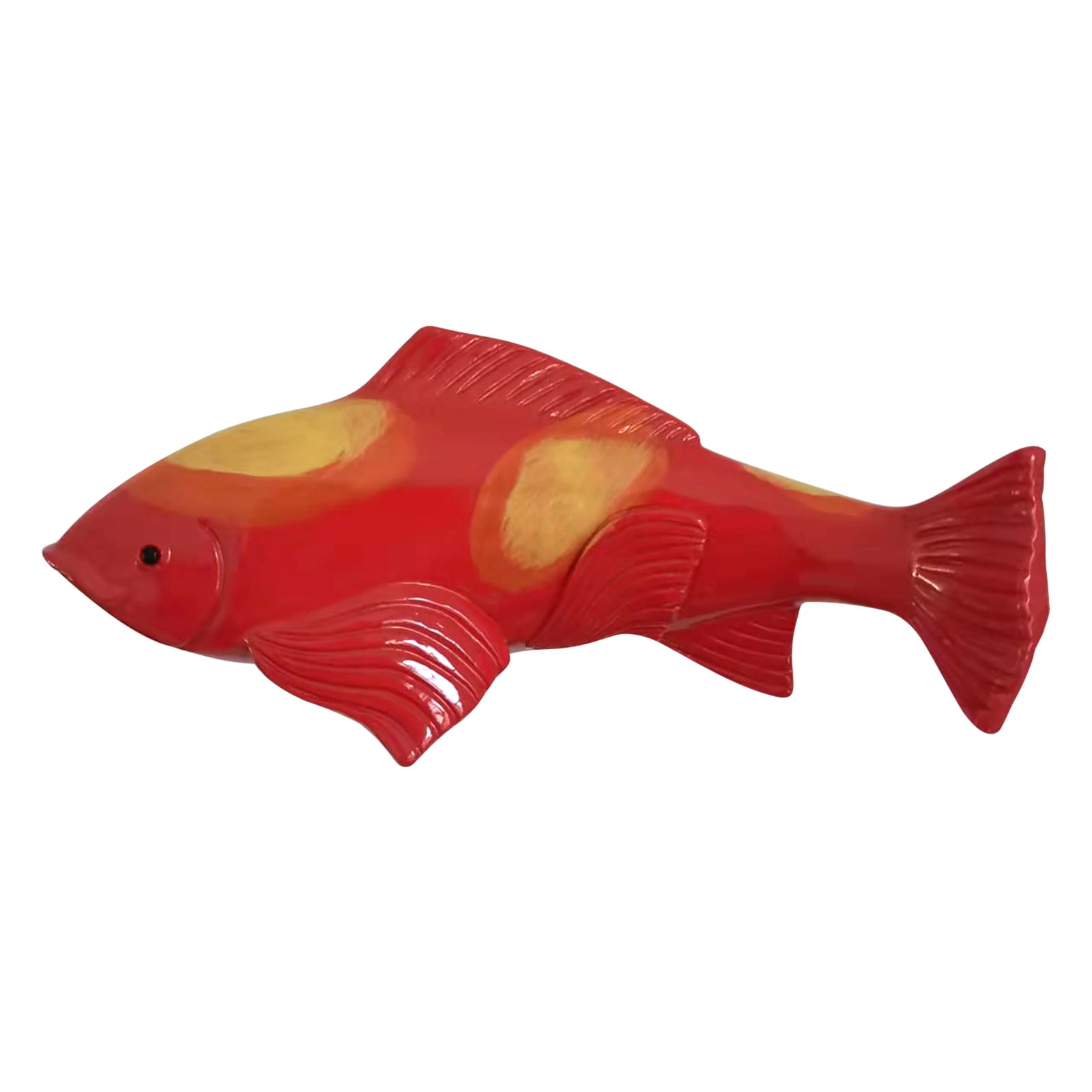 Yatlte Ceramic Kois Fish Decor Garden Statues Fish Statue Antique