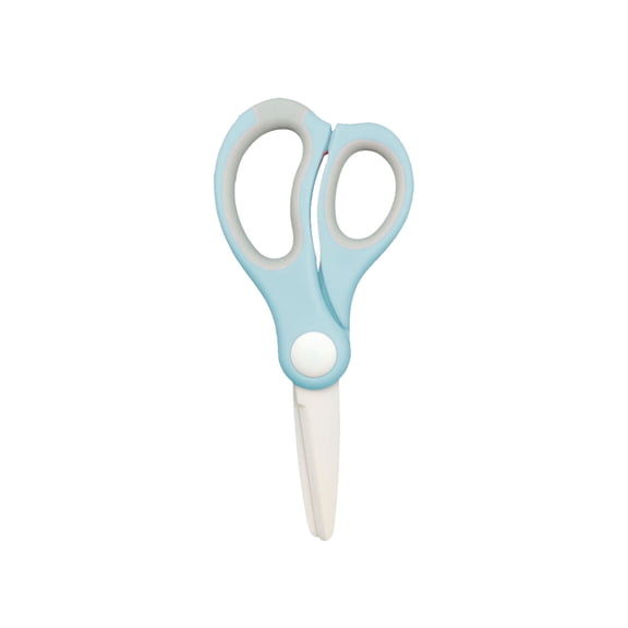 Yatlte Ceramic Scissors - BPA-Free Safety Baby Food Shears with Blade Cover & Travel Case, Portable Toddler/Kitchen Scissors 15cm, Easy Clean (5.9")