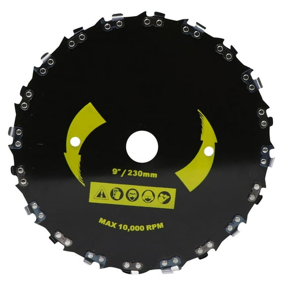 Yatlte Chainsaw Tooth Brush Cutter Blades, Universal Weed Eater Head Carbon Steel Saw Blade