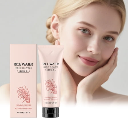 Yatlte Cleansing foam 150ml with Rice Water for Brighten the Skin | Soap Wort for Deep Cleansing |Moringa Oil for Moisturization | Face Wash for Men and Women