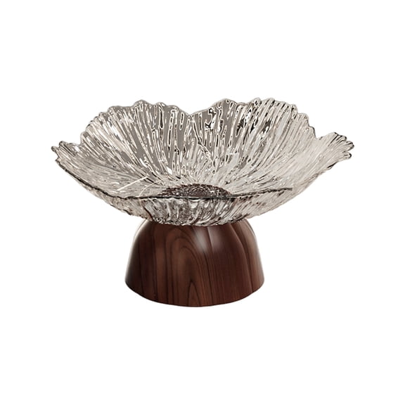 Yatlte Clear Plastic Serving Bowls, Large Round Punch Bowls for Fruits Popcorn Chips Dips Condiments Durable Disposable Serving Bowl for Events and Buffets