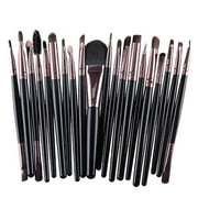 YATLTE Eye Makeup Brush Set, Professional Blending Eyeshadow Makeup Brushes, for Concealer Kit Essentials Transparent Handle Women Girls