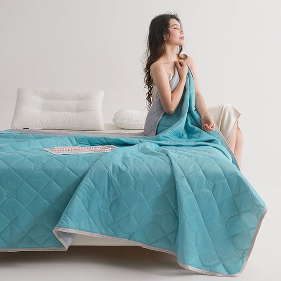 Yatlte Cooling Comforter, Double-Sided Cold Tech Fabric, Breathable Silk Smooth Summer Bedding Quilt for Hot Sleepers Night Sweats