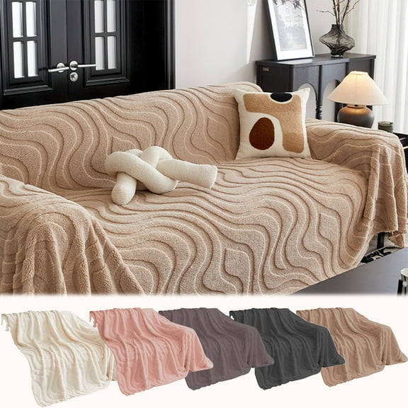 Yatlte Couch Cover Sheet Blanket, Couch Covers for Dogs Washable Couch Cover Blanket, Non Slip Sofa Slipcovers, Super Soft Sofa Towel for Kids, Pets, 70" x 35"