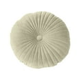 thumbnail image 1 of Yatlte Decorative Round Pleated Throw Pillows, Round Sofa Cushion Pure Color Velvet Home Decor, Vintage Velvet Floor Pillows for Sofa Vanity Chair Bed, 1 of 4