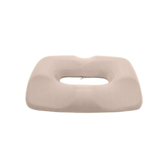 Yatlte Donut Gel Sitting Pillow - Orthopedic Coccyx Pain Relief Cushion with Tailbone Cutout for Hemorrhoids, Office/Car/Study, Postpartum & Surgery (17.72")