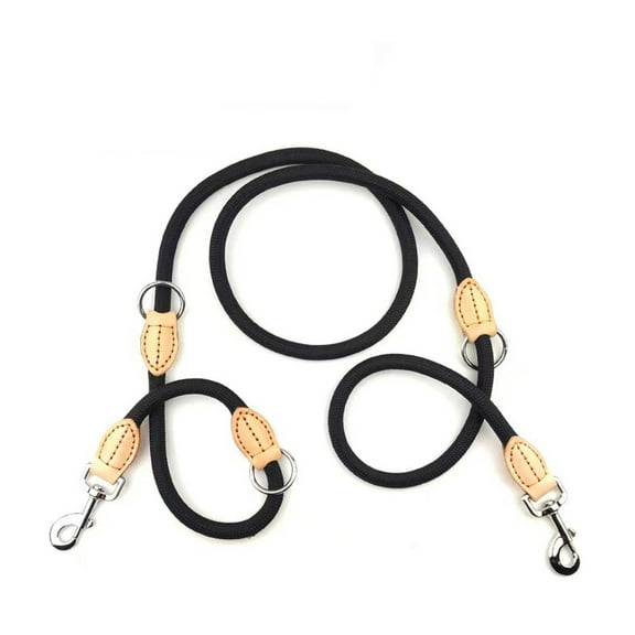 Yatlte Double Dog Leash, Tandem Leash for Two Dogs, Adjustable Length Long Leash for Dog Training, No Tangle 360° Swivel Rotation Dual Strong Dog Leash Splitter, for Large Medium Small Dogs