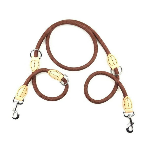 Yatlte Double Dog Leash, Tandem Leash for Two Dogs, Adjustable Length Long Leash for Dog Training, No Tangle 360° Swivel Rotation Dual Strong Dog Leash Splitter, for Large Medium Small Dogs