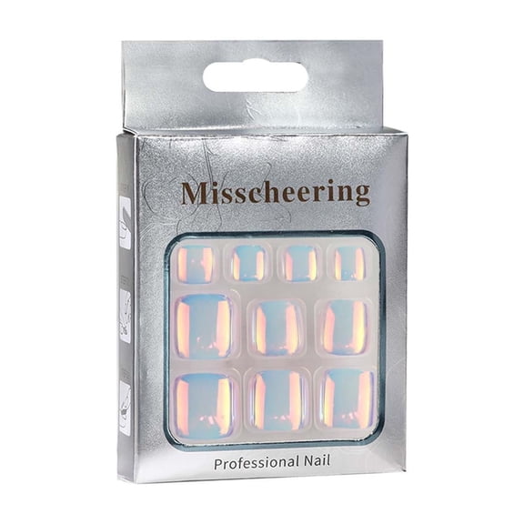 Yatlte Fake Toenails, Cover Fake Toe Nails, Short Square False Soft Gel Full Cover Fake Toe Nails, Matte Toe Nails, For Nail Extension Home DIY Nail Salon