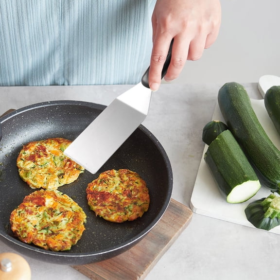 Yatlte Griddle Metal Spatula - Teppanyaki spatulas - Griddle Scraper and Pancake Flipper or Hamburger Turner - Stainless Steel Utensil great for BBQ Grill Flat Top - Commercial Grade