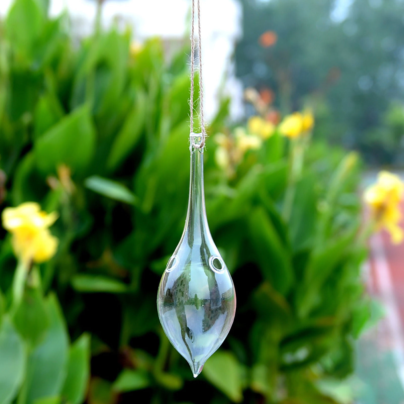 Yatlte Hummingbird Feeder, Hand Blown Glass, Hummingbird Feeder for