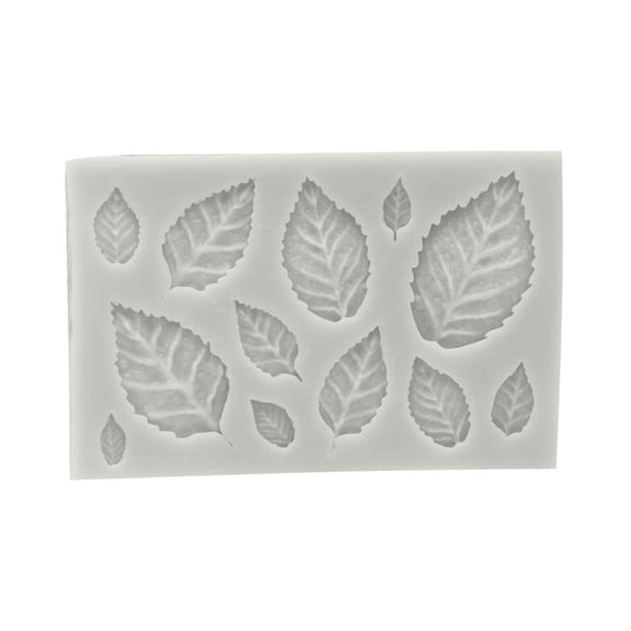 Yatlte Leaf Mold Silicone Leaves Fondant Molds, Tree Leaves Mold for Cake Decoration, Cupcake Topper Candy Chocolate Gum Paste Polymer Clay