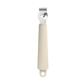 Yatlte Lemon Citrus Zester Channel Knife for Lemon Twist Grates 2in1 Tool | Ergonomic Rubber-Plastic Non-slip Handle, Citrus Tool