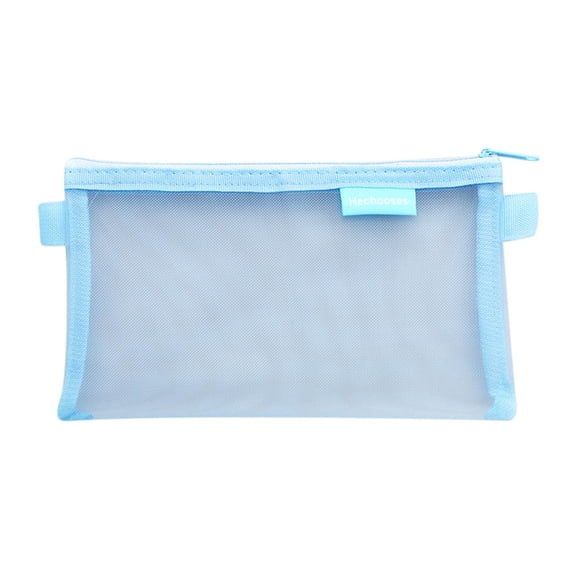 Yatlte Mesh Makeup Bag, Mesh Cosmetic Bag Travel Toiletry Bag, Portable Travel Toiletry, Pouch Nylon Mesh Cosmetic Makeup Organizer Bag with Zipper for Daily Accessories