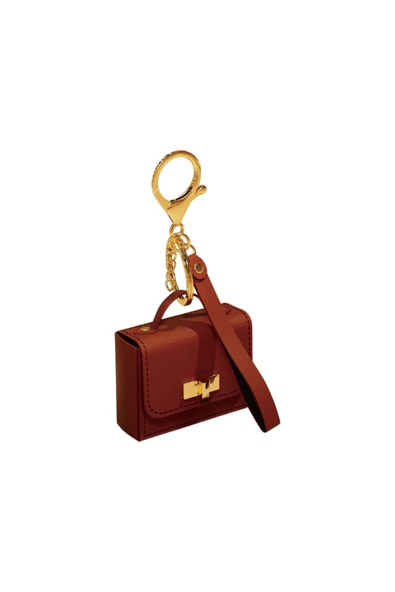 Mini Backpack Keychain for Women,Small Change Pouch Coin Purse Zipper with Key Card Lipstick Headset Cosmetics Bag