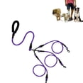 thumbnail image 1 of Yatlte No-Tangle 3 Dogs Leash, Removable Main Lead Rope with Splitter and Padded Handle, Perfect for Walking, Running, Small, Medium, Large Dogs (Black), 1 of 2