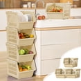 thumbnail image 1 of Yatlte Plastic Storage Bins, Space-Saving Stackable Bins for Garage, Pantry, Craft Organization, 1 of 8
