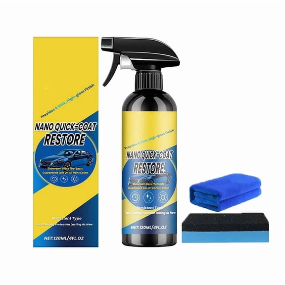 Yatlte Quick Effect Car Coating Spray, Waterless Wash & Polish, Easy-To-Spray Auto Paint Protection For Vehicle Shine & Protection