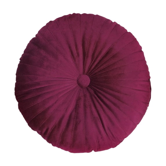 Yatlte Round Throw Pillow, Velvet Decoration Small Throw Pillow, Pumpkin Throw Pillow Cushion Suitable for Living Room Sofa Bed Floor