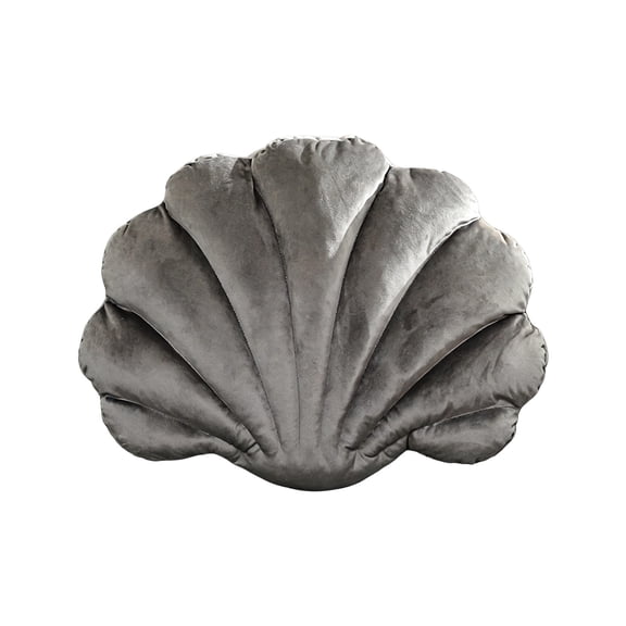 Yatlte Shell Shaped Throw Pillows, Soft Velvet Home Decorative Pillow, Plush Cushion for Bed Couch Living Sofa Room Decor Accent Throw Pillow