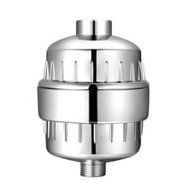 Yatlte Shower Filter Shower Head Filter with Replaceable Cartridges, High Output Shower Water Filter for Hard Water Removing Chlorine Fluoride Heavy Metals, Polished Chrome