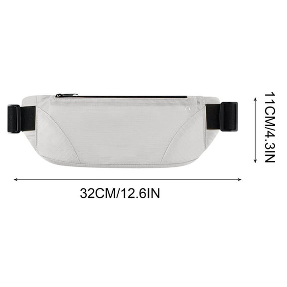 Yatlte Slim Running Belt for Women & Men, Adjustable Waist Pack for Phone, Keys, Cards, and Cash, Cycling Workout, Reflective Runners Belt Jogging Pocket Belt, Travelling Money Phone Holder