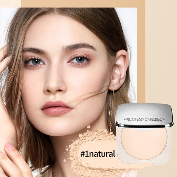 Yatlte Soft Focus Hydrate & Setting Powder - Pressed Powder with Matte Finish - Blurring Powder for Fine Lines and Pores - Set Face Makeup Foundation or Concealer