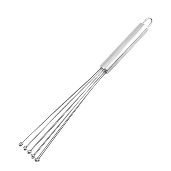 Yatlte Stainless Steel Bead Whisk Mixer Hand Cream Mixer, Hand Cream, Kitchen Baking Tools, Manual Egg Beater, Steel Ball Whisk, Silver, 10/12 Inch