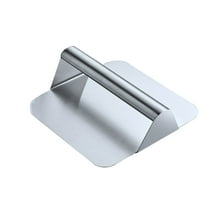 Yatlte Stainless Steel Burger Press, Round Heavy-Duty Grill Press, Bacon Press, Non-Stick Hamburger Press Weight Burger Smasher for Perfectly Seared Bacon Steak & Sandwiches