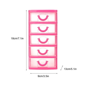 Yatlte Storage Drawer, Plastic Drawers Multifunctional Desktop Storage Box, Storage Containers Small Drawers Organizer for Home, Office, Sundries Holder