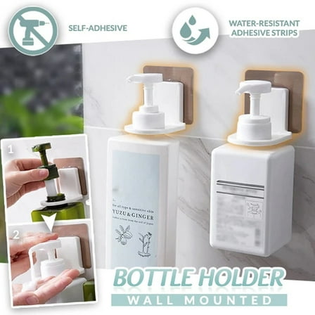 Yatlte Stylish Shampoo and Conditioner Dispenser Set Wall Mount Easy Refill Body Wash Dispensers for an Instant Bathroom Decor Upgrade