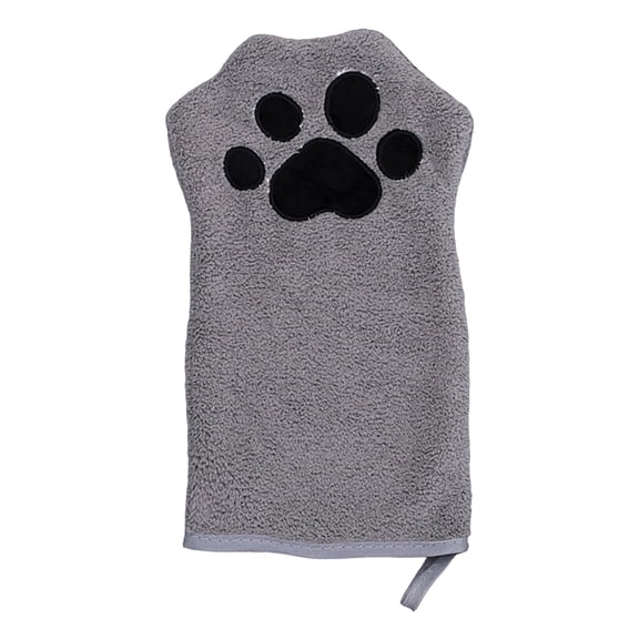 Yatlte Super Absorbent Dog Bath Towel & Grooming Glove Set – Soft Chenille Dog Drying Towel for Small Dogs & Puppies, Quick Dry, Machine Washable, Non-Toxic