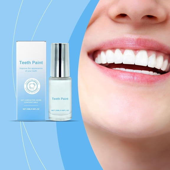 Yatlte Tooth Paint, Teeth Whitening Paint, Instant White Tooth Paint, Tooth Polish Uptight White, Portable and Simple