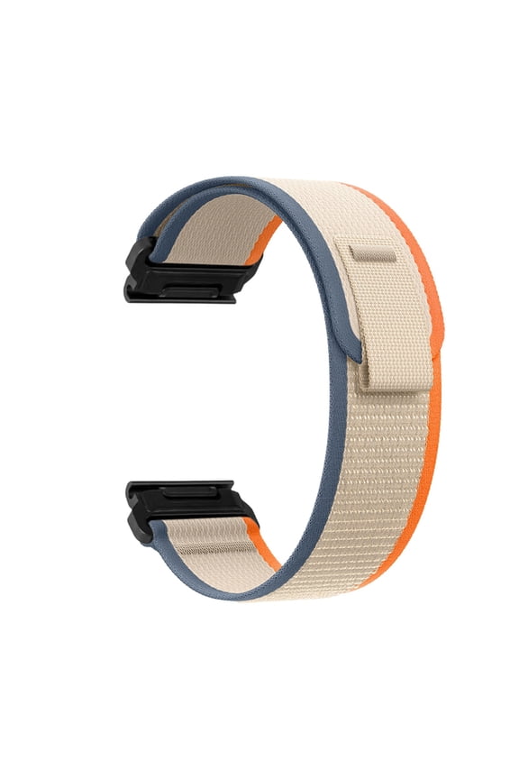 Universal Ballistic Watch Band, Nylon Canvas Woven Loop Replacement Strap Wristband Buckle Fastener Adjustable Closure for Smart-Watch Sport Fitness Tracker