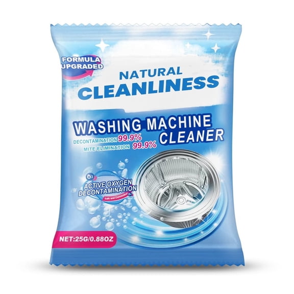 Yatlte Washing Machine Cleaner Powder – Deep Clean & Odor Eliminator, Anti-Mite Formula for Front/Top Loaders, Septic Safe for Home/Hotel Use
