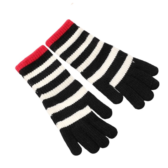 Yatlte Winter Gloves for Women, Womens Touch Screen Warm Lining Stretchy Thermal Knitted Gloves for Cold Weather