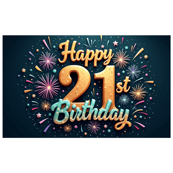 Yatrandify Colorful Design Happy Birthday Banner Decorative Birthday Backdrop Festive Party Decoration Celebration Banner for Birthday Party Indoor Decoration Event