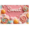 thumbnail image 1 of Yatrandify Colorful Design Sweet Banner Candy Theme Decorative Design for Kids Party Celebration Holiday, 1 of 7