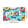thumbnail image 1 of Yatrandify Colorful Inflatable Pool Party Banner Summer Fun Decorative Swimming for Outdoor Water Kids Celebration, 1 of 7