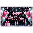 thumbnail image 1 of Yatrandify Colorful Theme Happy Birthday Banner Decorative Design Balloon Decoration for Birthday Party Kids Party Indoor Decoration, 1 of 7