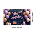 thumbnail image 1 of Yatrandify Colorful Theme Happy Birthday Banner Decorative Design Balloon Decoration for Birthday Party Kids Party Indoor Decoration, 1 of 7