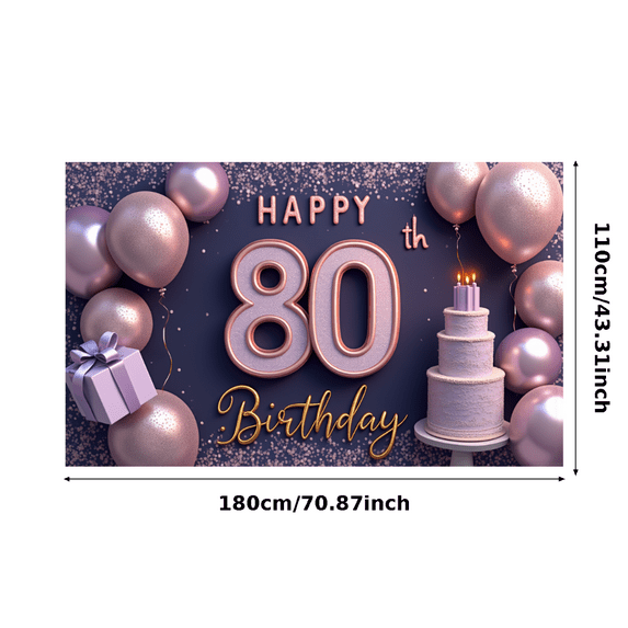 Yatrandify Colorful Theme Happy Birthday Banner Decorative Design Birthday Party Banner Balloon Decoration Milestone Celebration Banner for Birthday Party Indoor Event